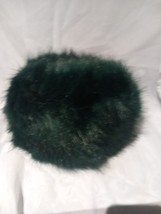Vera Tucci Andrea Faux Fur Hat Green Express Shipping - £20.61 GBP