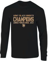 Army Black Knights 2021 Armed Forces Bowl Champions Long Sleeve T-Shirt  - £19.91 GBP+