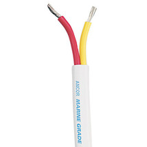 Ancor Safety Duplex Cable - 14/2 AWG - Red/Yellow - Flat - 25' - $36.48