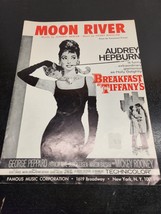 Moon River Sheet Music by Henry Mancini-Audrey Hepburn in Breakfast at T... - $8.38