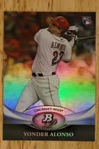 2011 YONDER ALONSO Athletics Rookie Refractor #76 Bowman Platinum Baseball Card - $4.94
