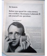 Remington Lektronic II  Print Advertisement Art 1965 - €6,04 EUR