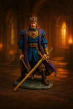 King Trent Figurine 1989, FM Fantasy Collection, Hand Painted Medieval K... - $276.61 MXN