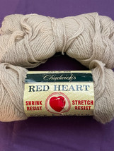 Red Heart Sock &amp; Sweater Sport weight 100% Wool yarn from Chadwicks -clr Tan - £1.88 GBP