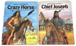 Chief Joseph New Perce, Crazy Horse Sacred Warrior Sioux-Heros &amp; Warriors - $11.25