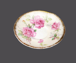 Royal Stafford Berkeley Rose orphaned saucer only. Bone china made in England. - £23.88 GBP
