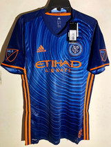 Adidas Authentic MLS Team Jersey New York City FC Blue sz 2XL - £23.80 GBP