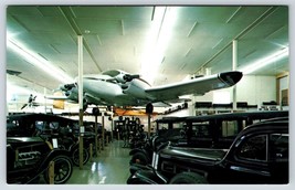 Postcard 1954 Apache Airplane Hangs Overhead Main Building Minden NE - £4.78 GBP
