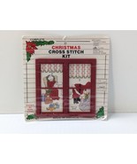 Vtg Christmas Cross Stitch Kit The List #2103 Window Frame Santa Bette A... - £11.63 GBP