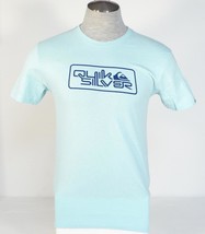 Quiksilver Signature Blue Short Sleeve Tee T Shirt Mens Small S NWT - £17.52 GBP