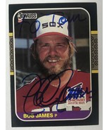 Bob James Signed Autographed 1987 Donruss Baseball Card - Chicago White Sox - £7.86 GBP