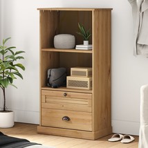 Bookcase VIGO 60x35x114.5 cm Solid Wood Pine - £85.47 GBP