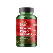 Ceyenne Pepper Capsules 500 mg With Black Pepper Supports Healthy Digestion - £12.65 GBP