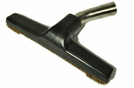 Floor Brush Metal Curved Swivel Elbow horsehair bristle 1 1/4&quot; fitting 10&quot; black - £10.08 GBP