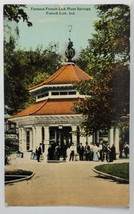 French Lick Indiana Victorians at Pluto Springs 1914 Pine Grove PA Postcard S19 - £10.17 GBP