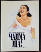 ABBA MAMMA MIA! - VINTAGE 2001 THEATRE PLAY TOUR PROGRAM W/ INSERT - MIN... - £14.15 GBP