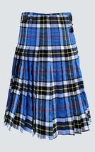 Men&#39;s Scottish Thompson Blue Tartan Kilt Active Wedding Kilt Steampunk- Fashion - £56.83 GBP