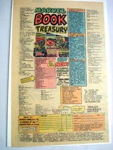 1979 Ad Marvel Book Treasury - $7.99
