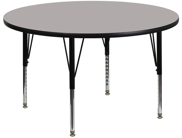 42 RND Grey Activity Table XU-A42-RND-GY-H-P-GG
