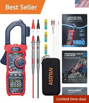 Powerful Clamp Meter &amp; Multimeter 1000A with LCD Backlight - Battery Inc... - $150.26