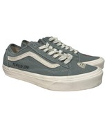 Vans Eco Theory Shoes Mens 8 Green Old Skool Peace Leaf Embroidery Canvas - $49.49