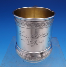 Saint Cloud by Gorham Sterling Silver Baby Cup GW Bright-Cut 4&quot; x 4 1/2&quot; (#8156) - £288.02 GBP