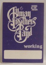 THE ALLMAN BROTHERS - GREGG - VINTAGE ORIGINAL CLOTH CONCERT TOUR BACKST... - $10.00