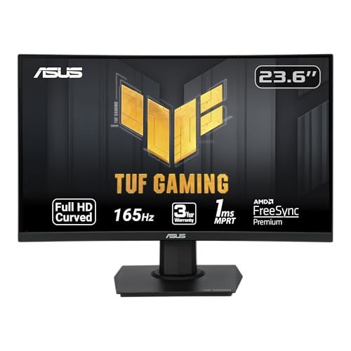 ASUS TUF Gaming 27 1440P Curved HDR Gaming Monitor (VG27WQ3B) - QHD (25... - $349.15
