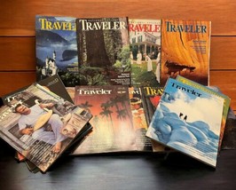 National Geographic Traveler Magazine Lot of 18 -Vintage 1980&#39;s-1990&#39;s travel - £53.71 GBP