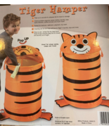 POP UP FOLDABLE CLOTHES LAUNDRY HAMPER BASKET STORAGE BIN TIGER HAMPER - $19.79