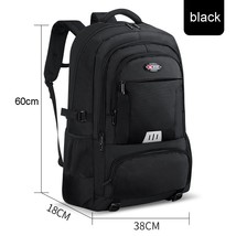 Men&#39;s Outdoor Backpack 60L High Capacity Climbing Travel Sports Rucksack School  - £58.18 GBP
