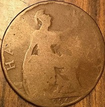 1906 Uk Great Britain Half Penny - £1.43 GBP