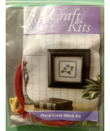 Creative Home Arts Club Craft Kit-Floral Cross Stitch Kit - $184.47 MXN