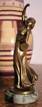 Adolf Muller-Crefeld Tambourine Dancer Bronze Original - £1,508.10 GBP