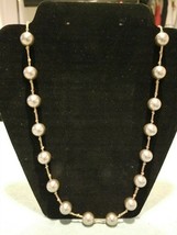 Dom by Dominique Cohen Faux Pearl Hand Knotted Necklace - £22.43 GBP