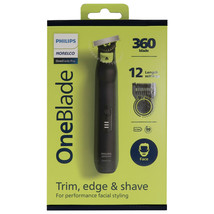 Philips Norelco OneBlade 360 Pro Hybrid Electric Trimmer, QP6531/70, Black - £76.26 GBP