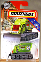 2018 Matchbox 52/125 MBX Service 14/20 BLIZZARD BUSTER Green w/Black Mini Wheels - £6.48 GBP