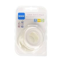 An item in the Baby category: MAM Anti-Colic Valve-Pack of 2-White 