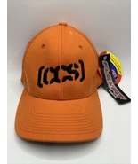 CCS Skate Boarding Cap Fitted Orange Hat L/XL Wool - £14.14 GBP