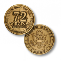 Army 72 Virgins Dating Service Challenge Coin - £30.03 GBP