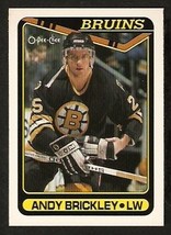 Boston Bruins Andy Brickley 1990 O-Pee-Chee OPC Hockey Card #88 nr mt  - £0.39 GBP