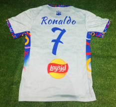 23/24 Al-Nassr Cristiano Ronaldo Blue Riyadh All Stars SPECIAL Shirt/Jer... - £55.91 GBP