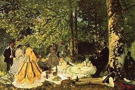 Luncheon on the Grass by Claude Monet - Art Print - £17.51 GBP+