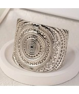 Tribal Cuff Silver Tone Cuff Bracelet  - $14.84