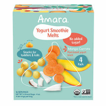 Amara Organic Yogurt Smoothie Melts 4 (1 oz.) Bags Per Box - £20.71 GBP