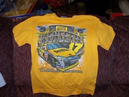 Matt Kenseth Yellow T-shirt Size 10/12  Boys EUC HTF - $18.00