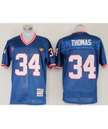 Men&#39;s Thurman Thomas #34 Stitched Jersey Royal Blue - €38,31 EUR+