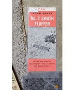 Vintage John Deere N°2 Swath Fluffer Brochure Pubblicità Colore A1064-59 - $33.31 CAD