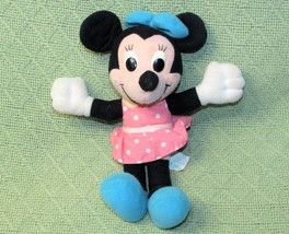 Playskool Disney Babies Minnie Mouse Plush Vintage Stuffed Animal Doll 9.5&quot; Toy - £12.35 GBP