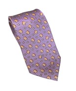 Tommy Hilfiger Lavender Angel Fish Print Silk Tie - £25.46 GBP